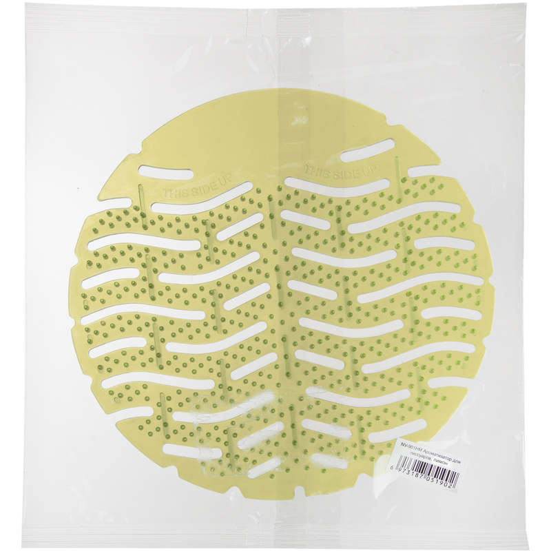 Изображение товара Дезодоратор сетка для писсуара NV лимон 55 мл цитрусовый аромат для чистоты и свежести