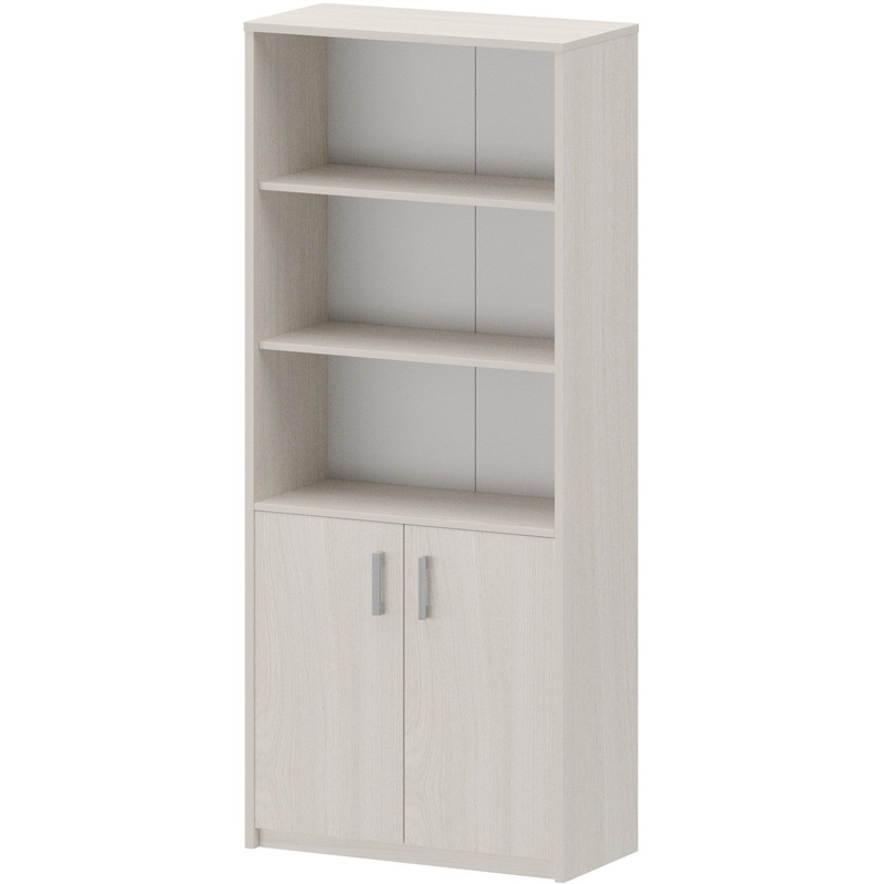 Изображение товара Шкаф полузакрытый Арго А-310 ясень шимо 770х370х2000 мм классическая мебель для офиса