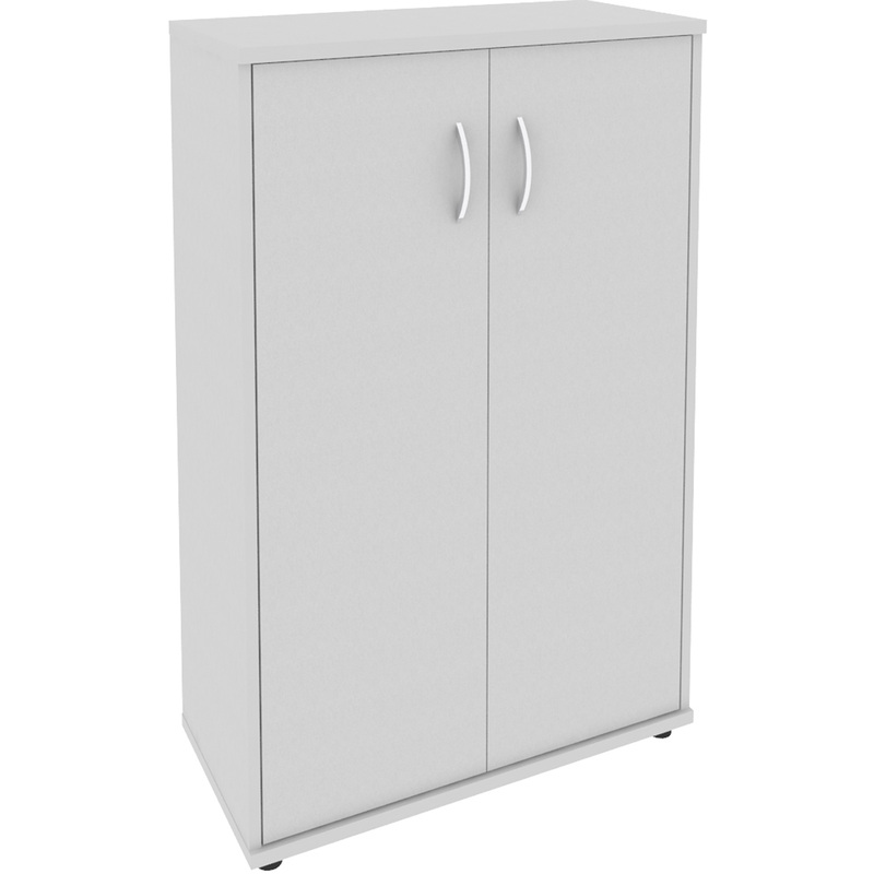 Изображение товара Шкаф для документов Riva серый, 770х365х1215 мм, ЛДСП, для офиса и дома