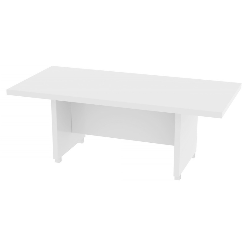 Изображение товара Стол для переговоров Комус Мебель Easy Director белый жемчуг 2100х1000х780 мм