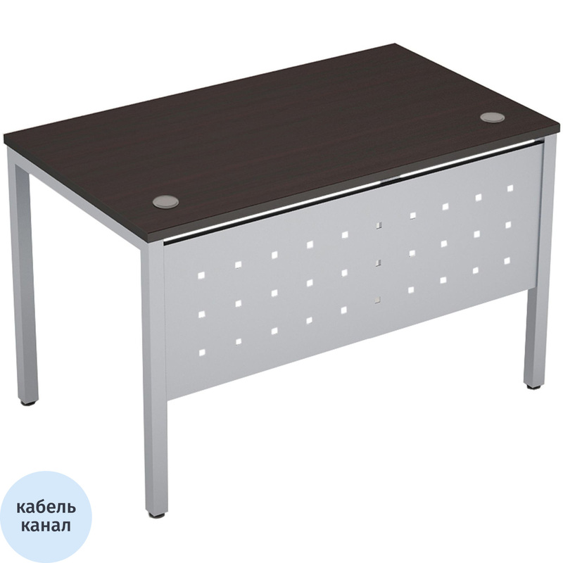 Изображение товара Стол прямой Avance 6МК.008 венге алюминий матовый 1200х700х750 мм