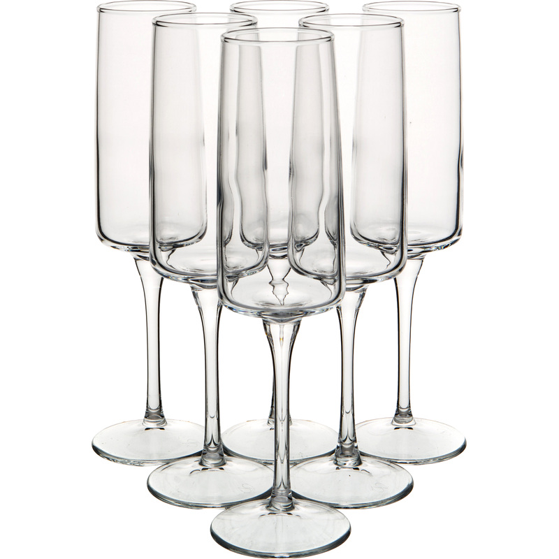Изображение товара Набор бокалов для шампанского Pasabahce Айконик 190 мл 6 шт современный дизайн