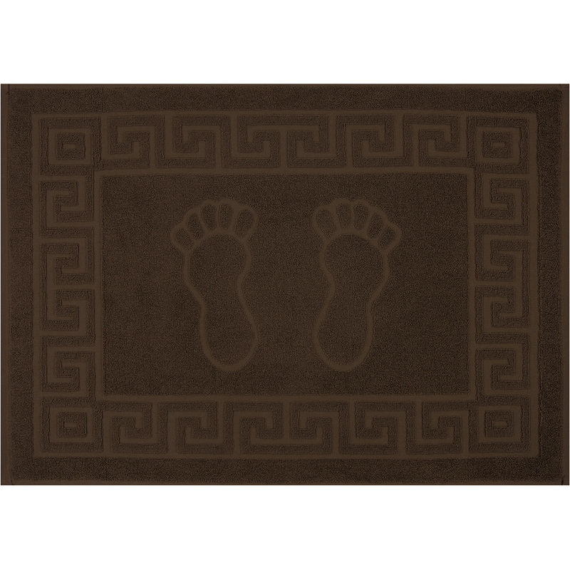 Изображение товара Полотенце махровое Коврик 50x70 см 550 г/кв.м коричневое