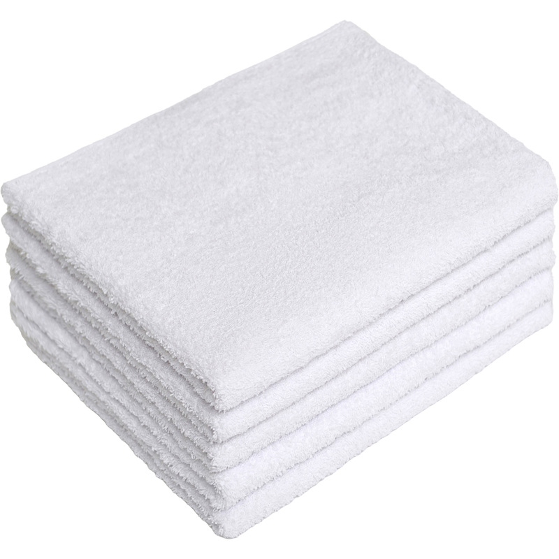 Изображение товара Набор полотенец махровых 5 штук в упаковке 50x90 см 440 г/кв.м белые
