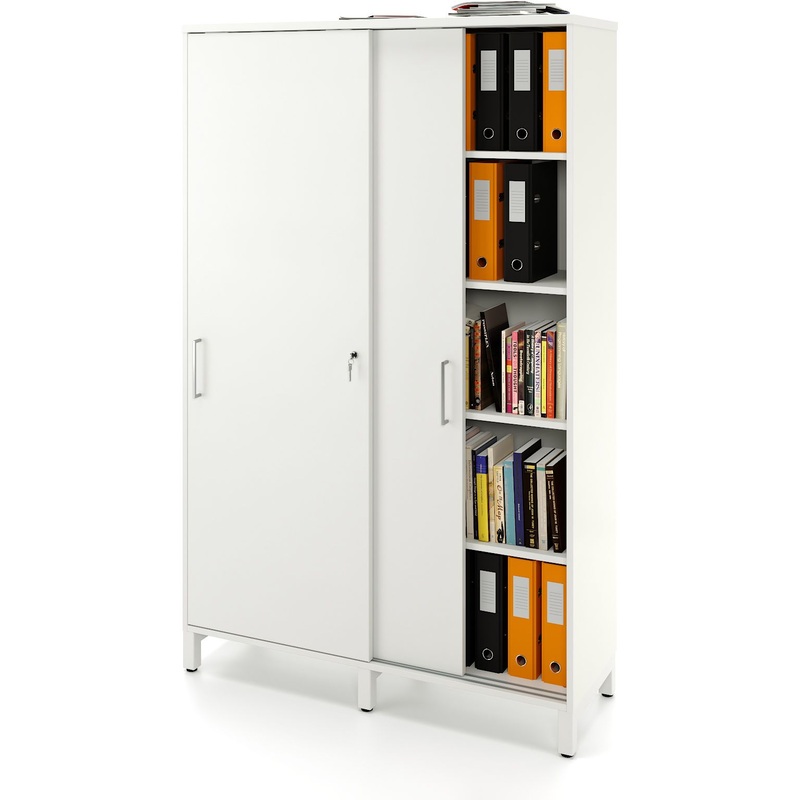 Изображение товара Стеллаж для документов Zamm Формат 11447 белый премиум 1200х414х1905 мм