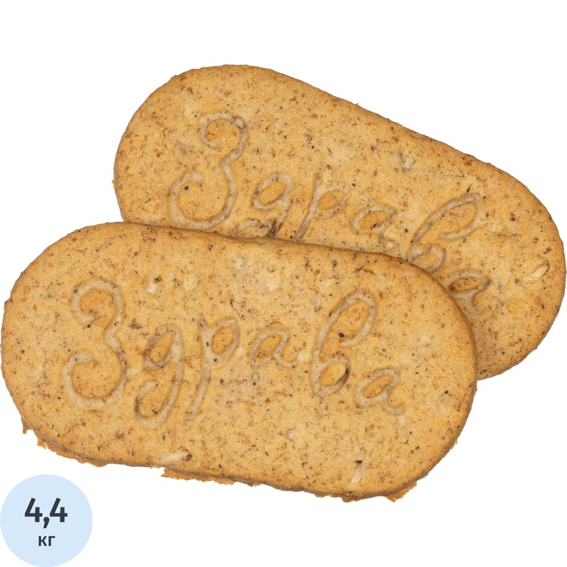 Изображение товара Печенье сдобное Дымка Здрава мультизлаковое 4.4 кг
