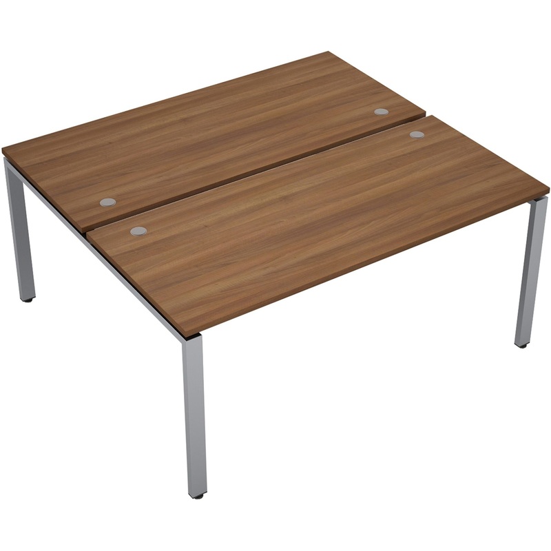 Изображение товара Двухместный офисный стол Avance 6МБ.6264 с парящим эффектом и металлокаркасом