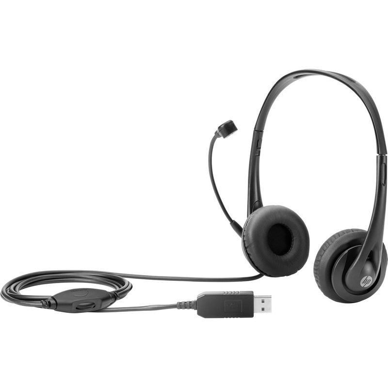 Изображение товара Гарнитура проводная HP Stereo USB Headset (T1A67AA)