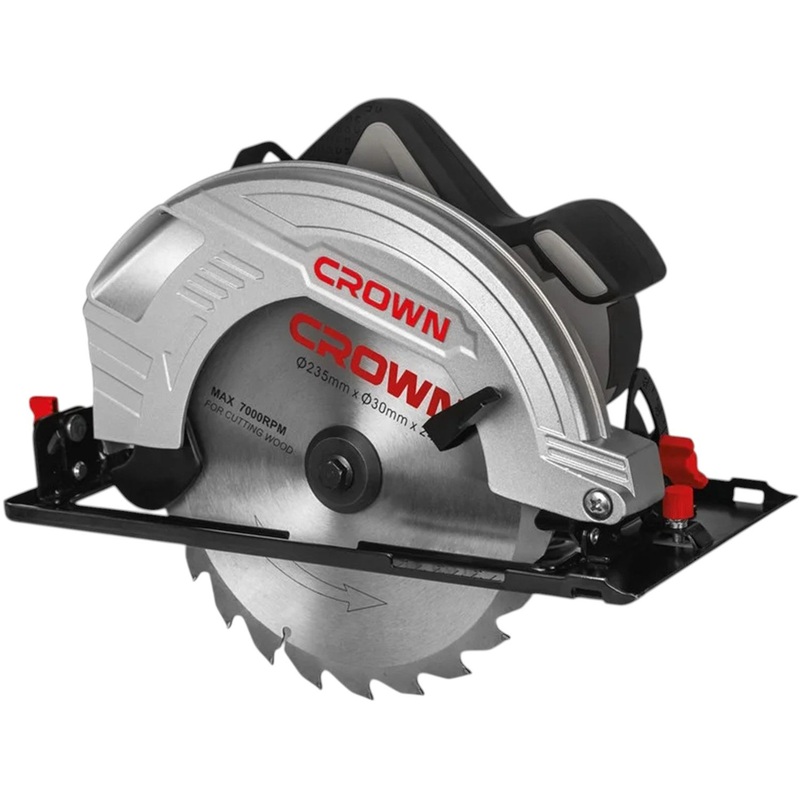 Изображение товара Пила дисковая Crown CT15210-235 мощная ручная циркулярная пила для древесины
