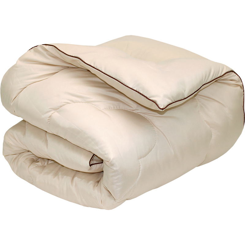 Изображение товара Одеяло 172х205 см верблюжья шерсть микрофибра с атласным кантом зимнее