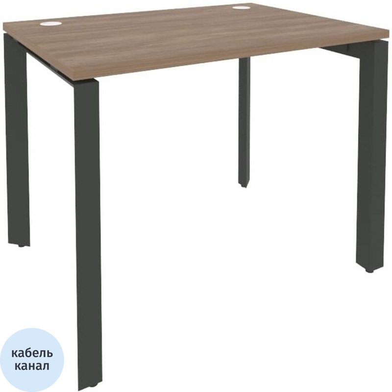 Изображение товара Стол прямой ONIX-П O.MP-SP-1.7 дуб аризона антрацит 980х720х750 мм