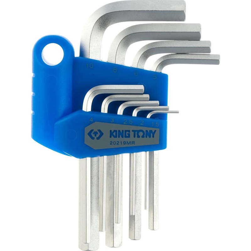 Изображение товара Набор шестигранных ключей King Tony 1.5-10 мм 9 штук 20219MR