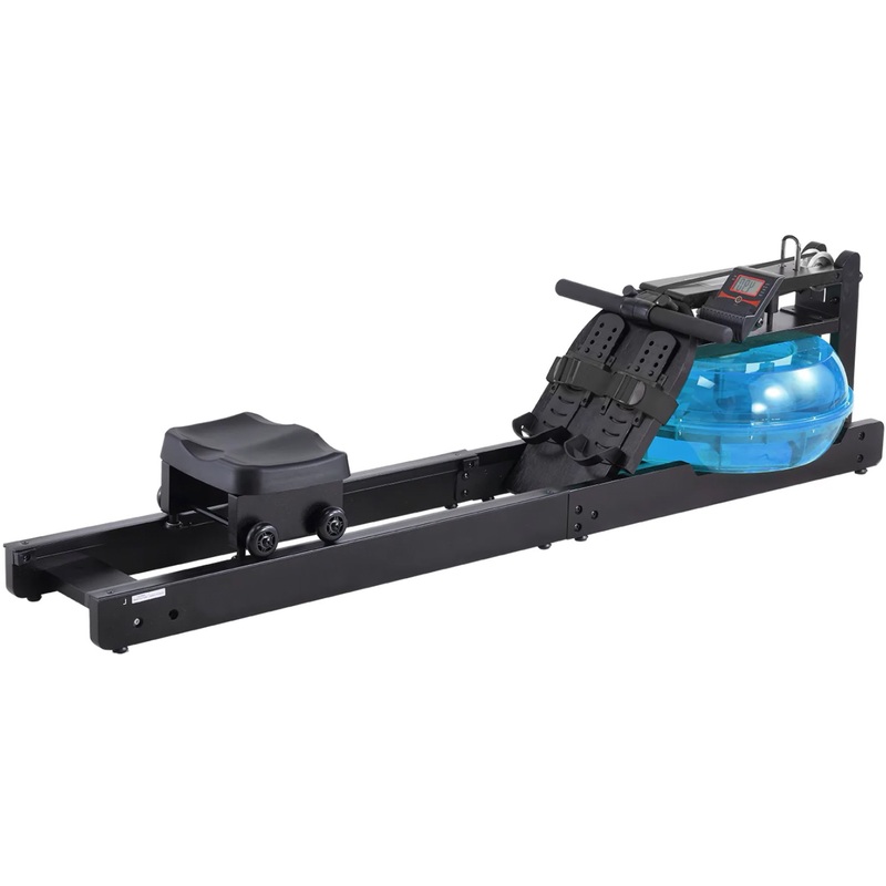 Изображение товара Гребной тренажер DFC Runow Black Wood 6204B с водным сопротивлением и LCD дисплеем