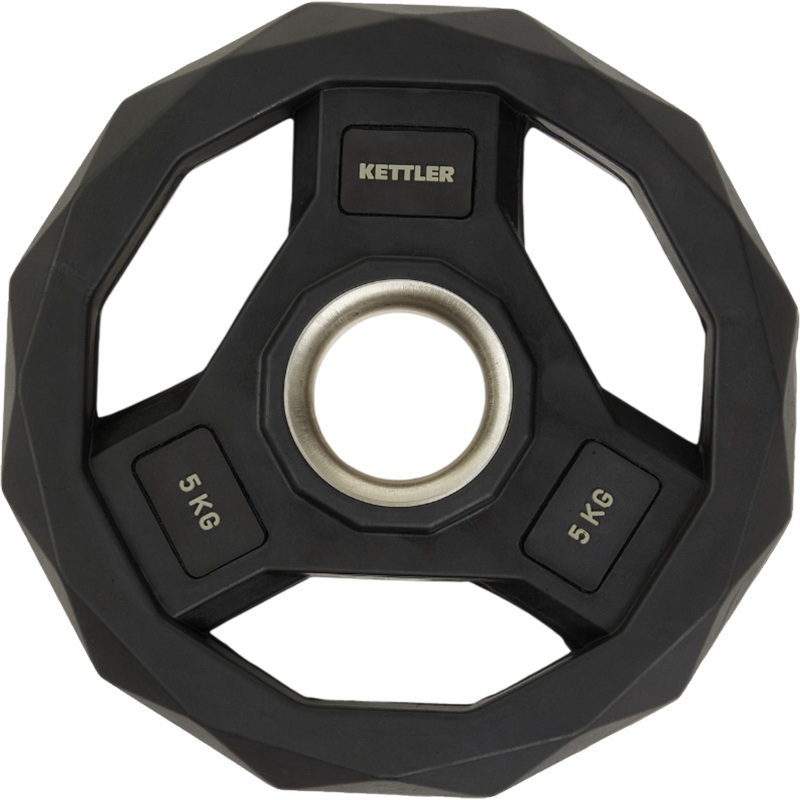 Изображение товара Диск обрезиненный для штанги Kettler 5 кг черный