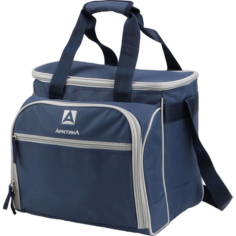 Изображение товара Термосумка Арктика для пикника с набором посуды 13.5 л синяя