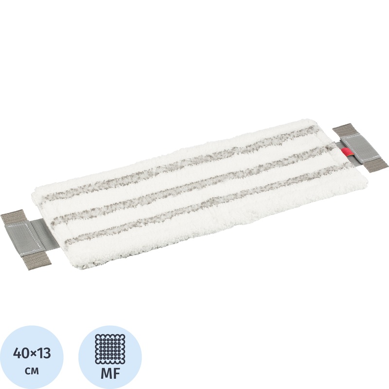 Изображение товара Насадка МОП Росмоп микрофибра 40x13 см белая/синяя