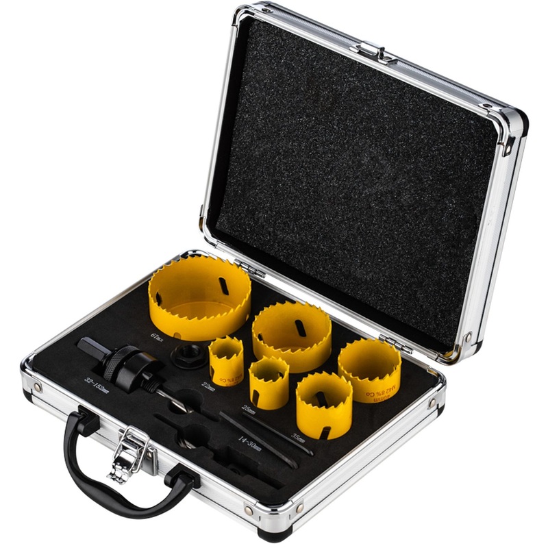 Изображение товара Набор коронок Kranz 22-67 мм 11 предметов (KR-92-0202-1)