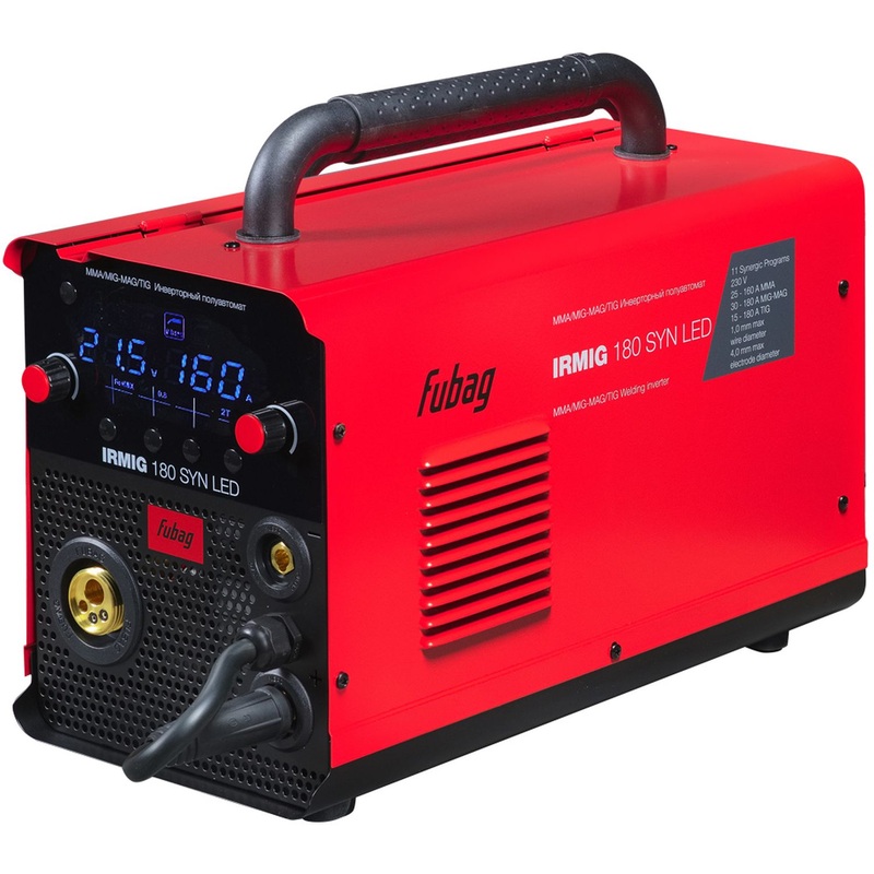 Изображение товара Сварочный инвертор Fubag IRMIG 180 SYN LED с LED дисплеем и комплектом аксессуаров