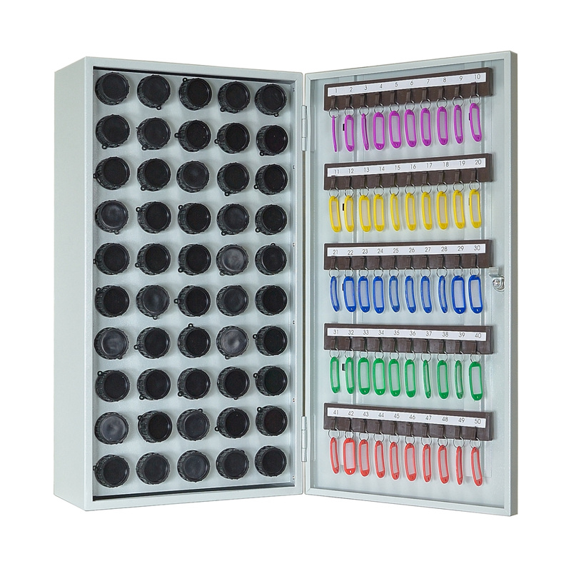 Изображение товара Ключница Меткон Мн КЛ-50П на 50 ключей (350х180х650 мм)