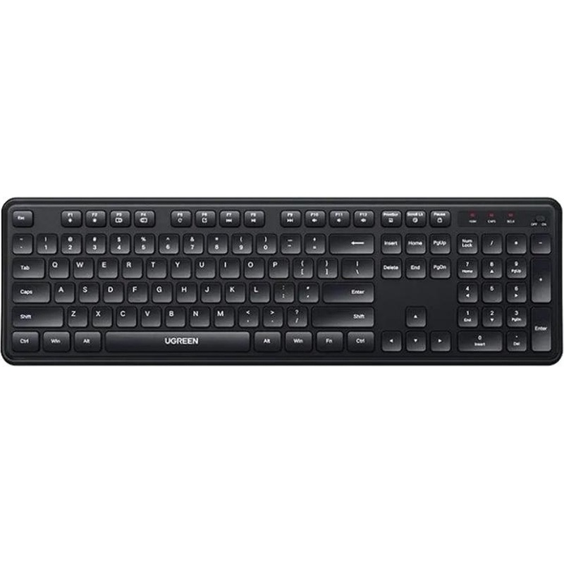 Изображение товара Беспроводная клавиатура Ugreen K331 мембранная радиоканал батарейка AAA