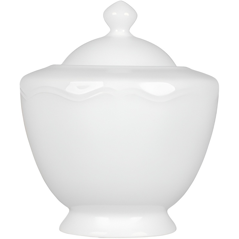 Изображение товара Сахарница Casa di Fortuna Grazia 350 мл фарфор белая элегантная