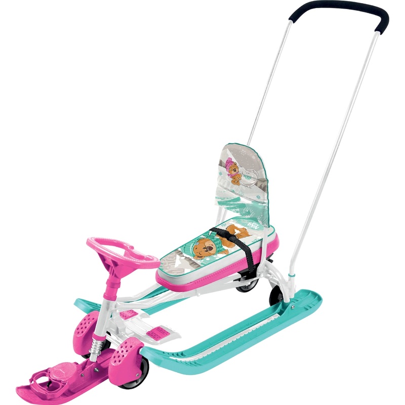 Изображение товара Детский снегокат Nika Тимка Спорт 6 с колесами и лыжами для детей 4-12 лет