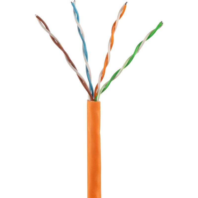 Изображение товара Кабель витая пара BigTech cat 5e 305 м UTP LSZH оранжевый