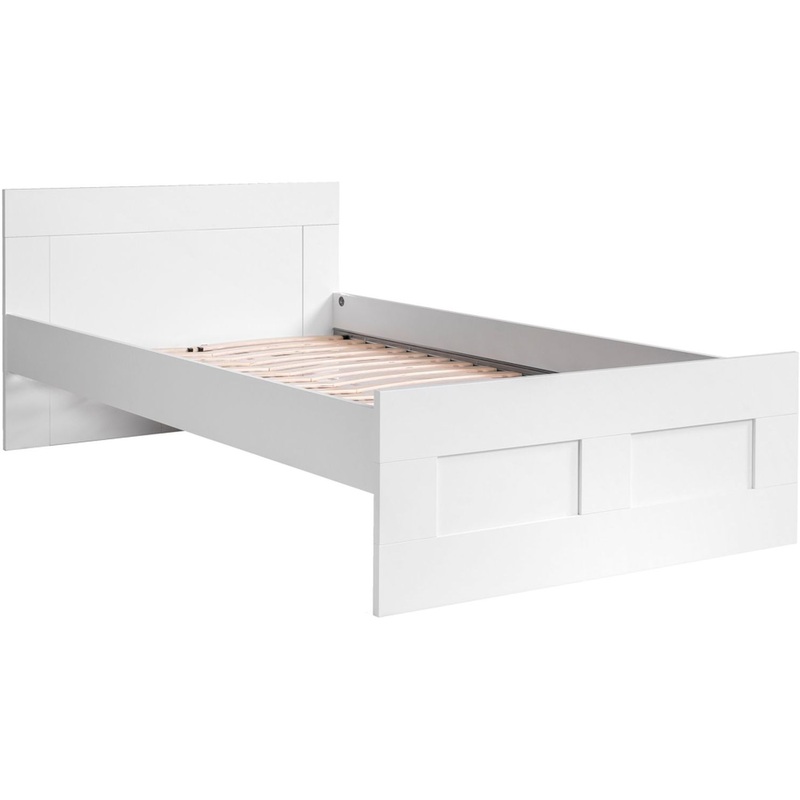 Изображение товара Двухспальная кровать ГУД ЛАКК белая 1260х2054 мм с гарантией