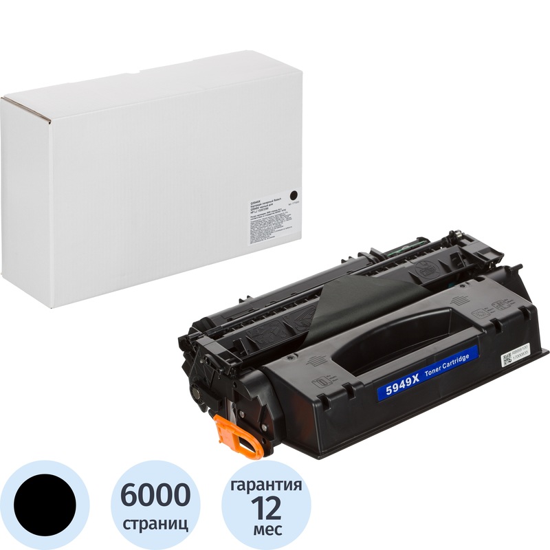 Изображение товара Картридж лазерный Retech 49X Q5949X для HP черный совместимый