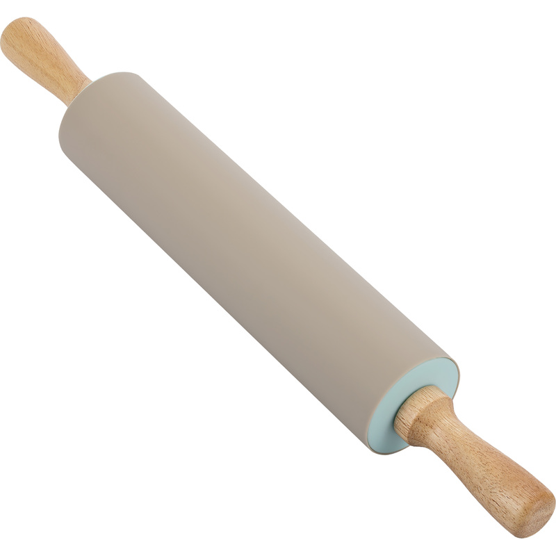 Изображение товара Скалка Regent inox Linea Silicone силикон дерево 48x7 см