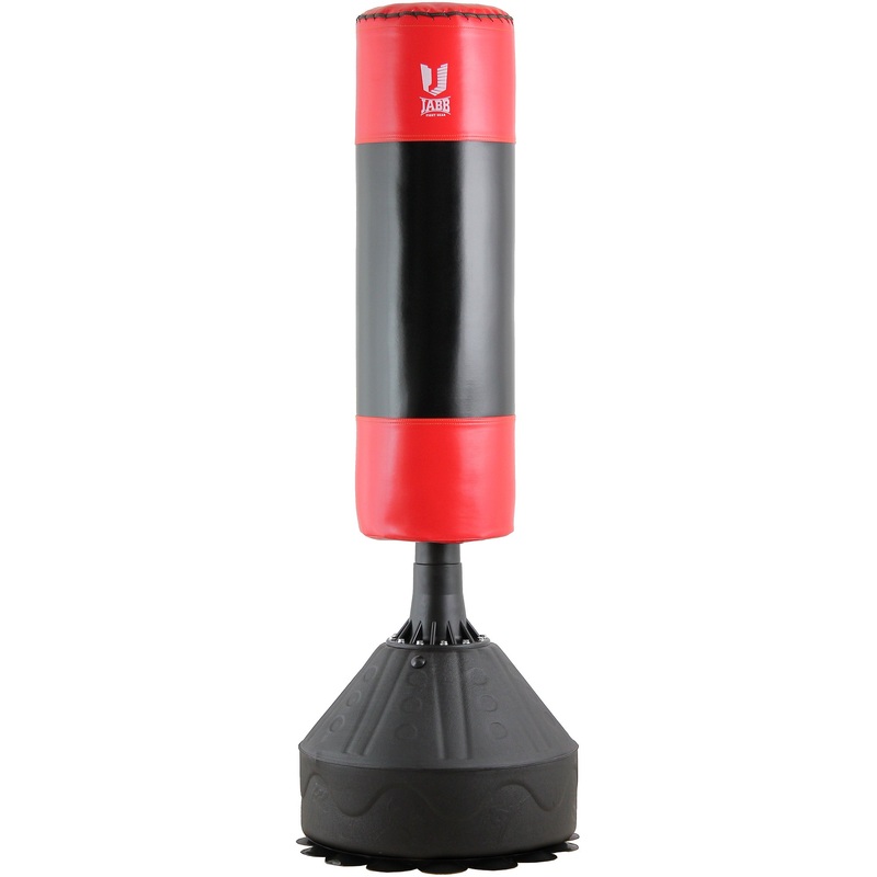 Изображение товара Груша боксерская напольная на стойке с присосками HDLW-9801/Jabb HY-L-020 красная/чёрная (170 см)