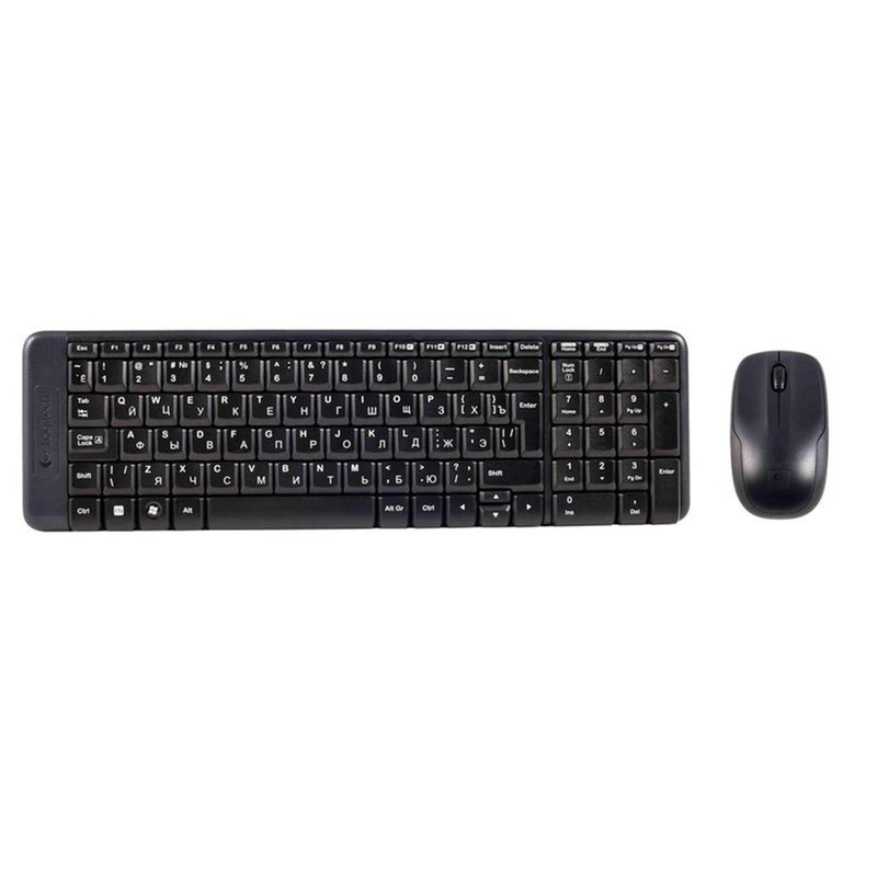 Изображение товара Комплект беспроводной клавиатуры и мыши Logitech MK220 (920-003169) уценка