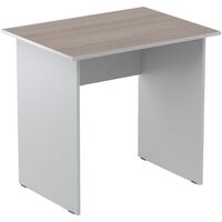 Стол прямой Easy Standard LT 16/16 (дуб тёмный/серый, 800х600х740 мм)