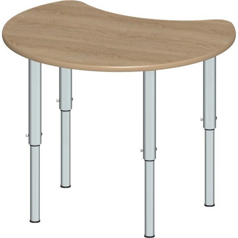 Изображение товара Круглый регулируемый стол М-85-2 дуб сонома серый 704x584 мм