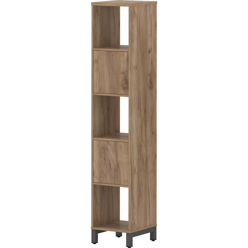 Изображение товара Стеллаж для документов Style Project SN.NS-511 дуб табак/антрацит 387x400x1982 мм Изображение товара Стеллаж для документов Style Project SN.NS-511 дуб табак/антрацит 387x400x1982 мм