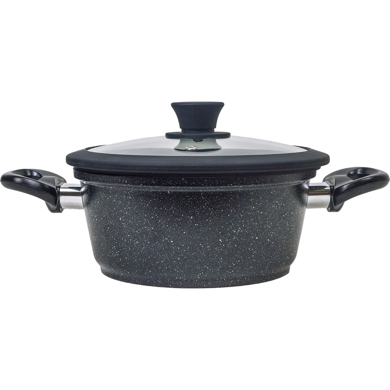 Изображение товара Кастрюля Panairo Expa induction (Exp-KAS-3-BAС-K.sil-I) 3.3 л литой алюминий с крышкой