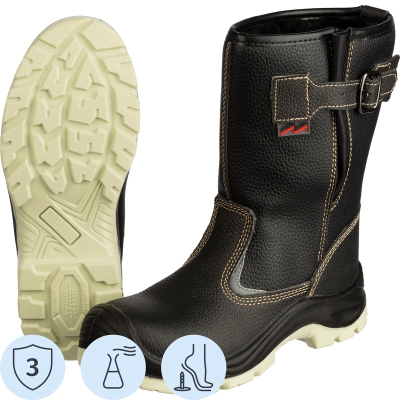 Изображение товара Зимние рабочие сапоги из искусственной кожи ПУ-ТПУ с защитным подносоком 47 размер