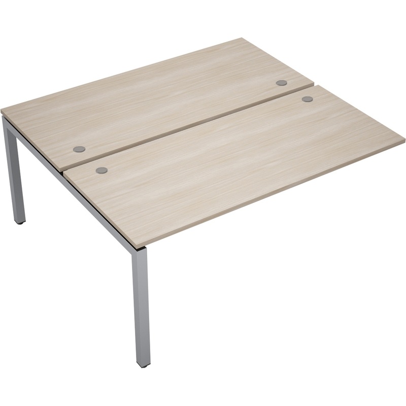 Изображение товара Рабочая станция Avance 6МБК.5274 шамони светлый алюминий матовый 1600х1435х750 мм