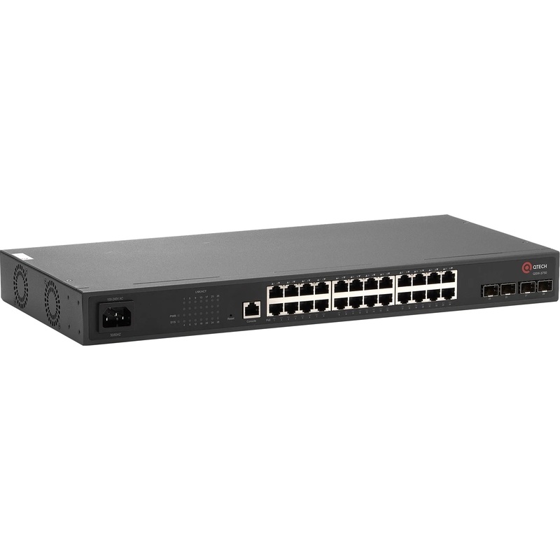 Изображение товара Коммутатор Qtech QSW-3750-28T-POE-АС-R