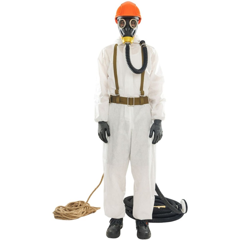 Изображение товара Промышленный противогаз шланговый ПШ-1 с маской ШМП-1 6 размеров Россия