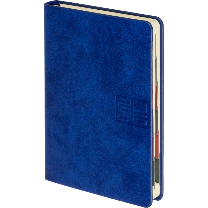 Изображение товара Ежедневник 2026 год Escalada искусственная кожа А6+ 176 листов синий