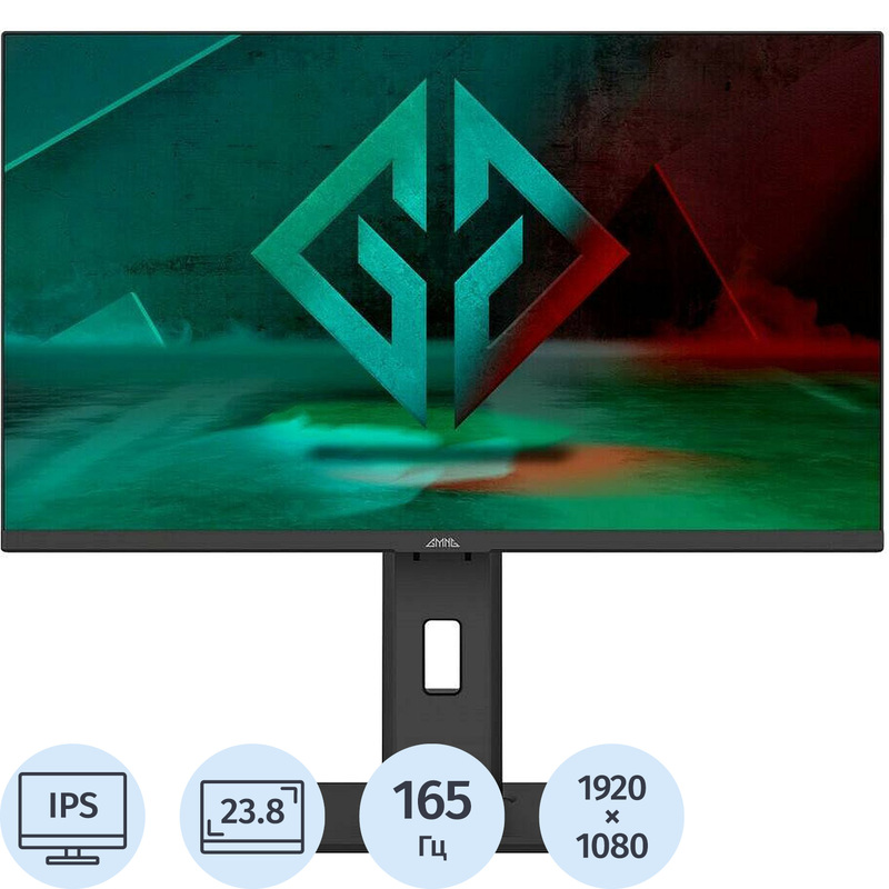 Изображение товара Монитор 23.8 GMNG GM-24F02 (GM24SG02) IPS Full HD 165 Гц для геймеров