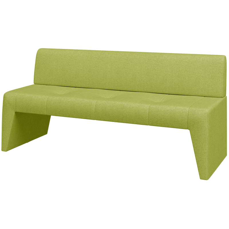 Изображение товара Модуль прямой трехместный диван Kit светло-зеленый ткань компактный