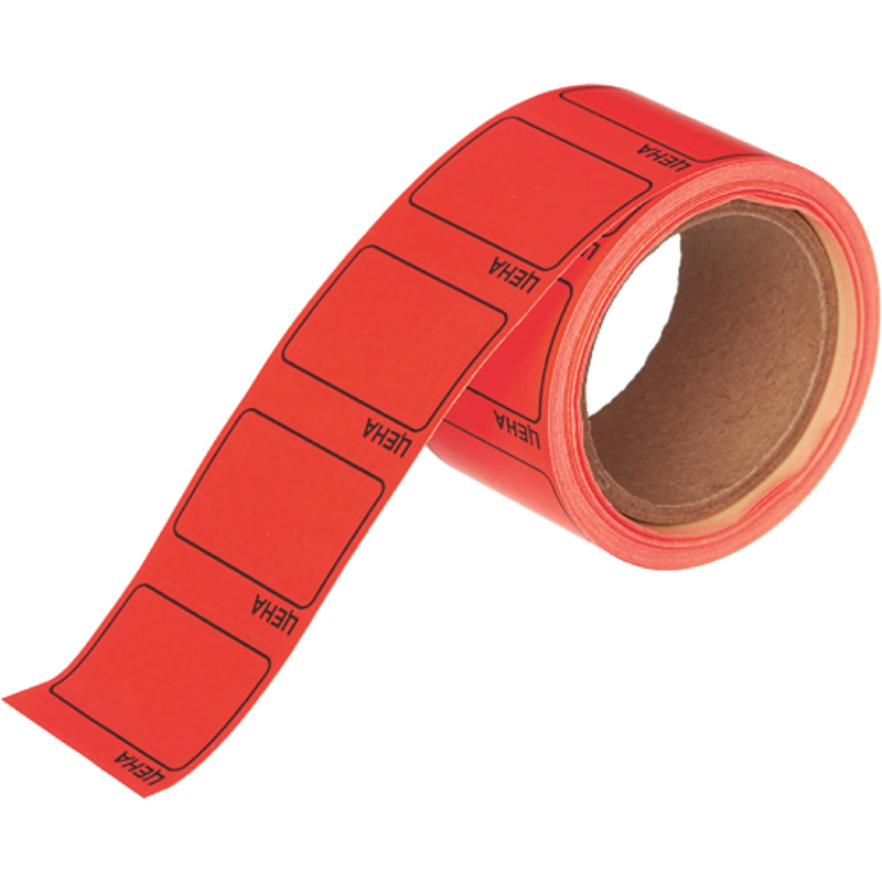 Изображение товара Ценники самоклеящиеся 35х25 мм красные 1250 штук рулон