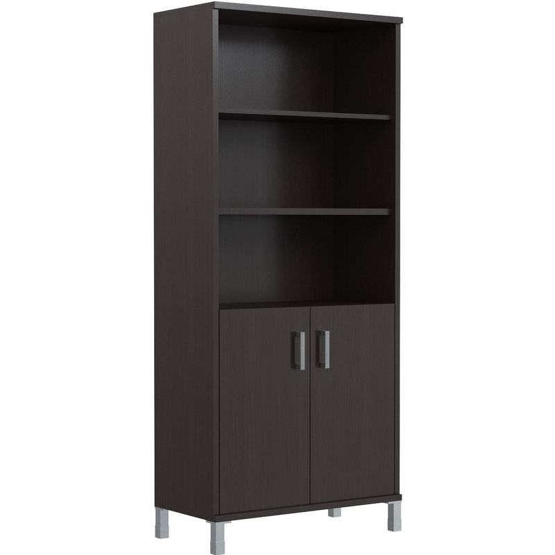 Изображение товара Born полузакрытый шкаф для документов венге 900х450х2054 мм