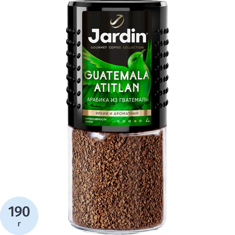 Изображение товара Кофе растворимый сублимированный Jardin Guatemala Atitlan 190 г стеклянная банка
