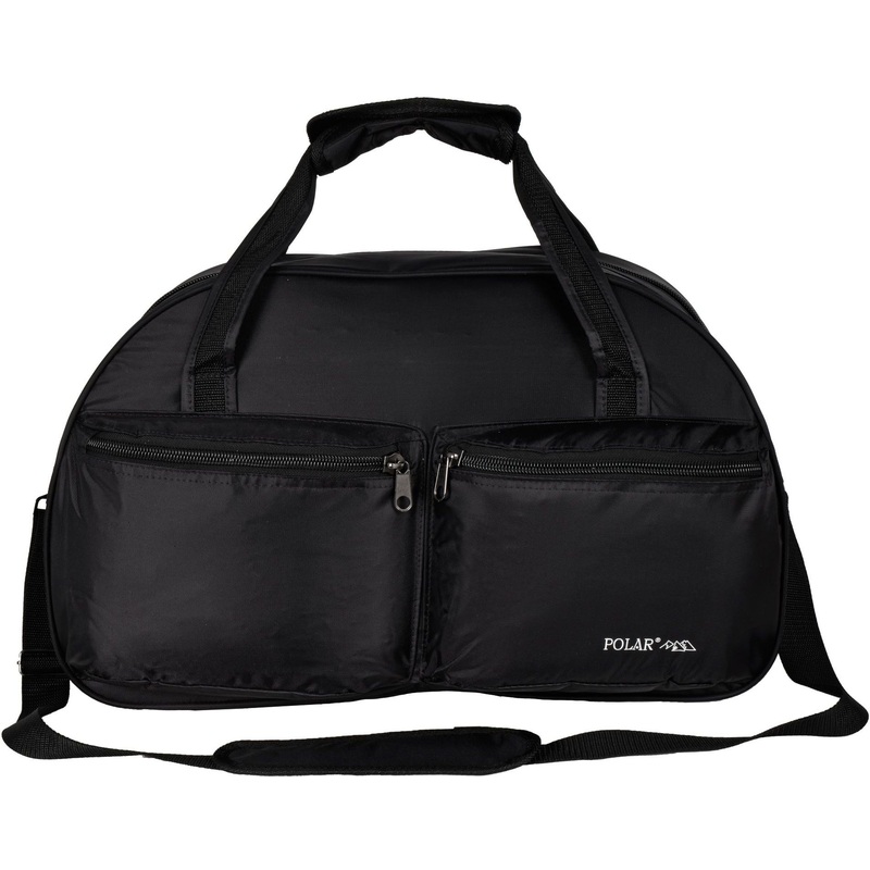 Изображение товара Дорожная сумка Polar черная П05 из водоотталкивающего полиэстера