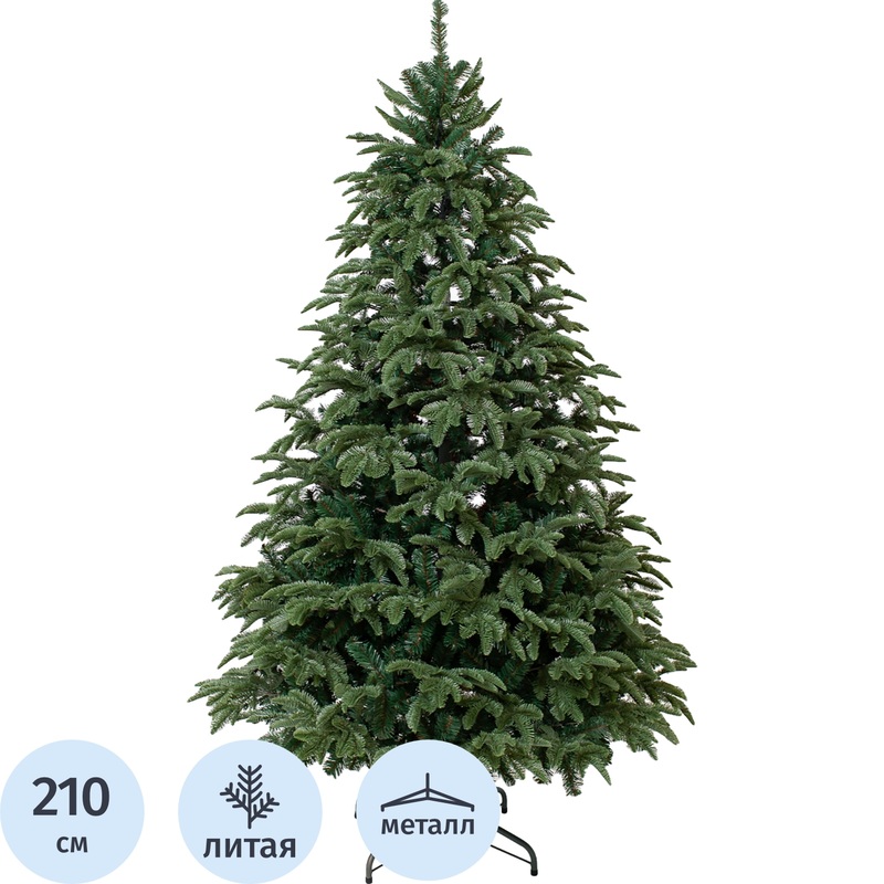 Изображение товара Искусственная ёлка Green Trees Онтарио Премиум 210 см напольная, с 1158 ветвями