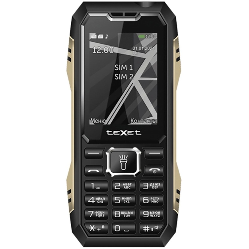 Изображение товара TeXet TM D424 черный мобильный телефон 2 SIM нет сенсорного экрана