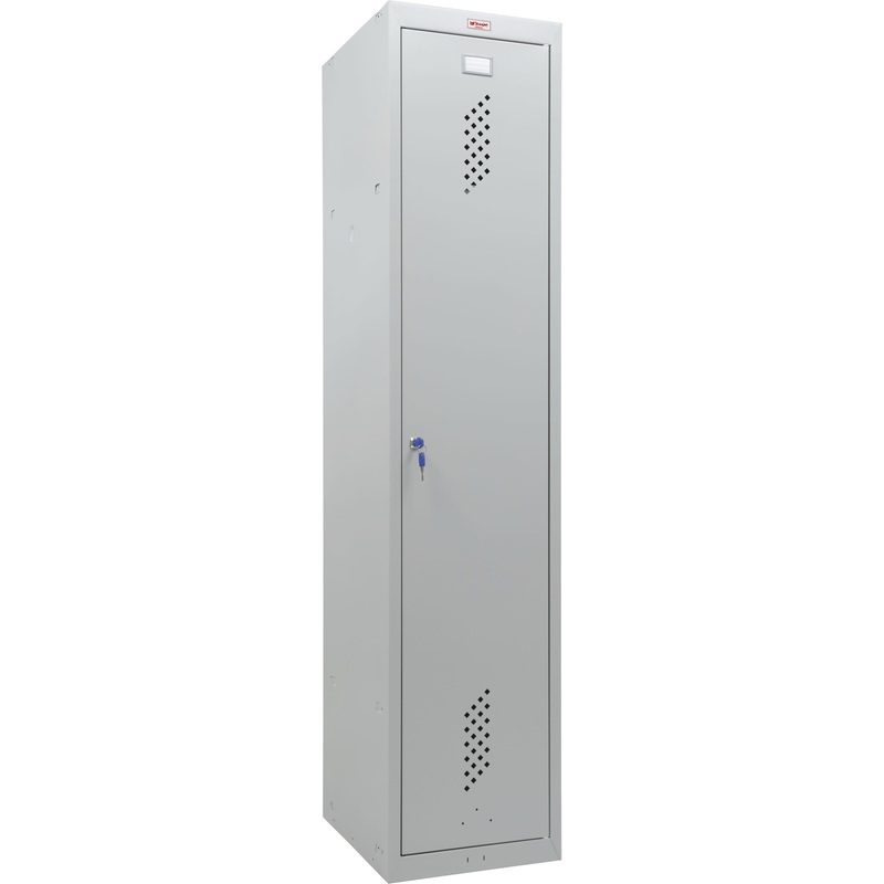 Изображение товара Шкаф для одежды металлический Комус Мебель ML-11-40 (серый, 400х500х1830 мм)